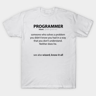 Programmer Dictionary Entry T-Shirt